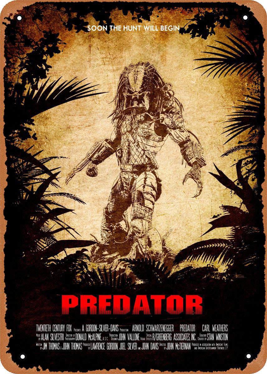 Wine Tag Label - Predator 1987 Filmy Popowe Lata 80.