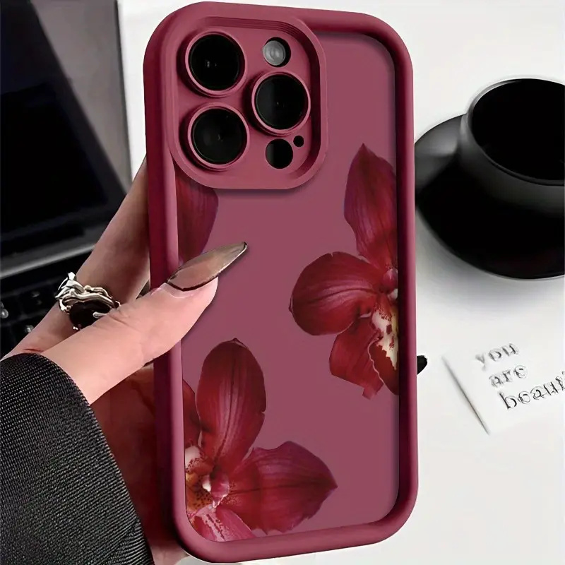 Wine & Beer Emporium - Etui na telefon z motywem kwiatów