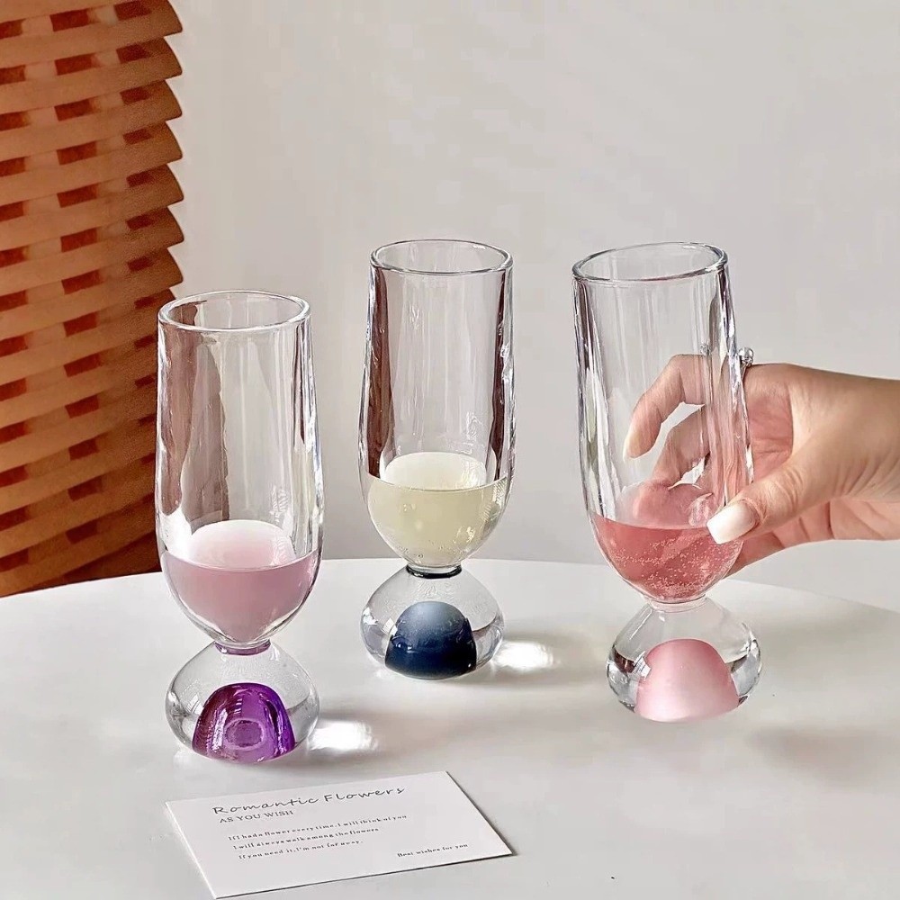 Kreatywne szklanki z okrągłym  – Wine Beer Tasting recenzja i cena
