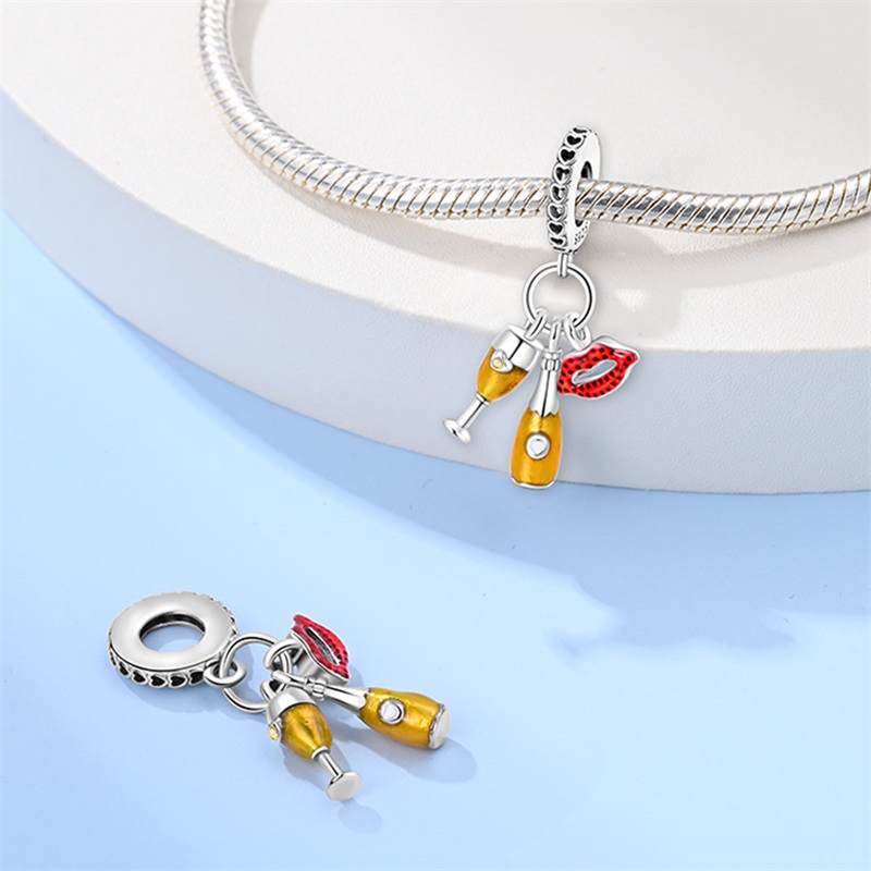Moda 925 Sterling Silver Red W – Wine Beer Food recenzja i cena
